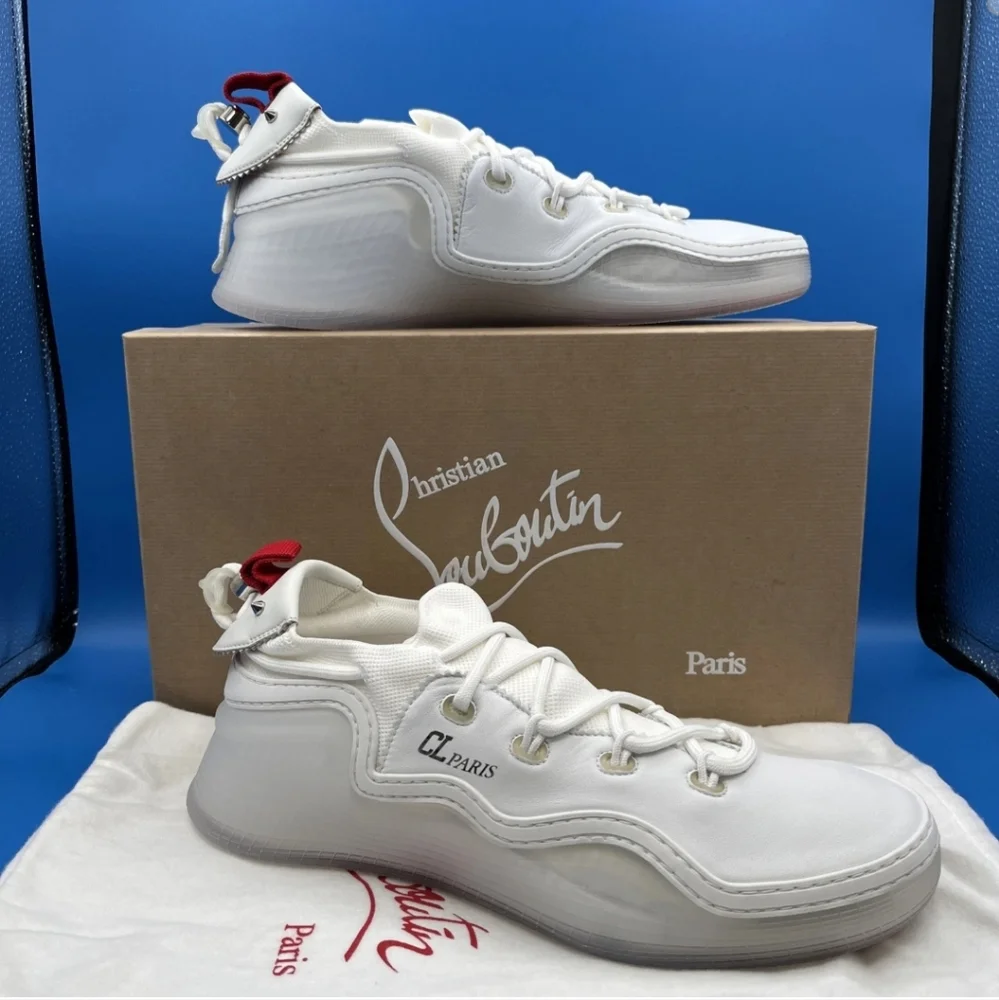 Christian Louboutin Arpoador Flat Sneakers Size 43.5 NEW - Picture 4 of 8